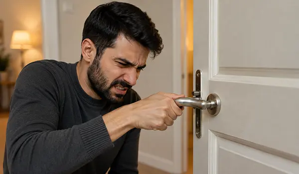 علت سفت شدن دستگیره در چیست؟